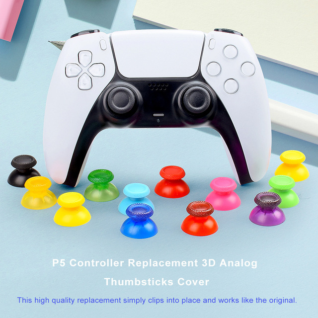 Mushroom  Analog Cover 3D Shell Thumb Stick Joystick Thumbstick for Sony PlayStation 5 PS5 Controller Accessories