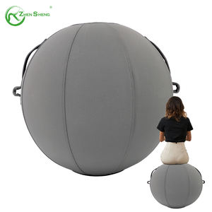 Zhensheng personalizado vendedor caliente Silla de bola de equilibrio Fitness equilibrio personalizado gimnasio Yoga bola cubierta con asa - Product Image 1