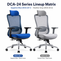 Chaise de bureau ergonomique à dossier haut en maille avec appui-tête, accoudoirs 3D, soutien lombaire réglable, chaises de travail pivotantes