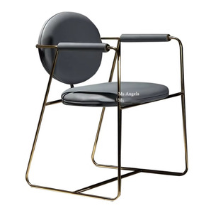 Offre Spéciale de haute qualité pour salle à manger chaises de salle à manger scandinaves en velours rouge <span class=keywords><strong>chaise</strong></span> de salle à manger en cuir italien et chrome - Product Image 5
