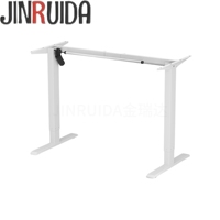 Cadre de bureau électrique réglable en hauteur avec un seul moteur inversé, fabriqué directement par JINRUIDA, pour bureau/bureau d'ordinateur