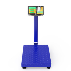Elektronische Waage Kommerzielle Falt waage aus Kohlenstoffs tahl <span class=keywords><strong>100kg</strong></span> 150kg 180kg Waage blaue Stütz plattform Tisch waage