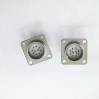 Conector Circular Ruso 2PM Serie 30 de 24 Pines Macho y Hembra, Conector Impermeable para Necesidades Industriales