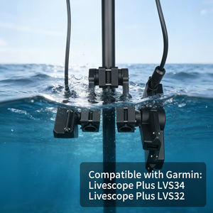 VINmounts  Live SONAR Mount เข้ากันได้กับ Garmin livescope LVS34 LVS32ปรับได้360 ° เสาแปลงสัญญาณ - Product Image 6
