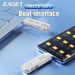 EAGET High Speed Pen Drive Type C 3.1 USB3.0 1 TB Solid State Drive <strong>USB</strong> Flash Drive - Product Image 6