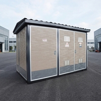 Poste de transformation extérieur compact 10 kV 315 kVA 400 kVA 630 kVA avec appareillage basse tension RMU pour l'alimentation des communautés