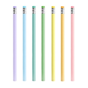 Crayons triangulaires Bview Art en bois de tilleul brillant, haute valeur esthétique, pointe avec gomme, adaptés pour le dessin et l'esquisse HB - Product Image 1