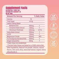 Cutting Drink Mix Berberine Yerba Mate & Magnesium, FOS favorise la signalisation de la satiété, l'énergie et la santé intestinale Fraise Açaï