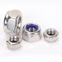 Prix de gros usine – Écrous hexagonaux en acier inoxydable ASME/ANSI B18.2.2 avec insert en nylon, type anti-desserrage