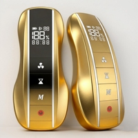 Télécommande de surf extrême RCT1004, étanche IP67, écran, batterie lithium rechargeable longue durée, code fixe, plastique, 10m