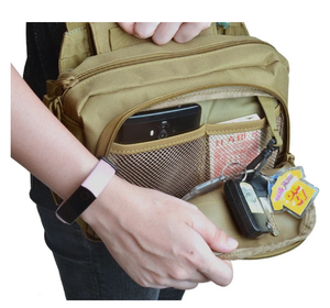 DFB0922 Bolsas Tácticas para Deportes al Aire Libre, Pesca, Ciclismo, Senderismo, con Correas Molle y Cierre de Velcro - Product Image 2