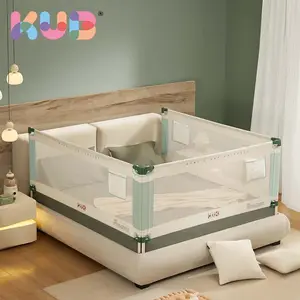 KUB yüksek kalite tam yan yatak koruma çiti ayarlanabilir yetişkin çocuklar için bebek yatağı ray Guard bebek