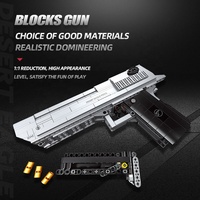 Samtoy 765 pièces bricolage Puzzle Simulation Construction modèle militaire pistolet en plastique jouet Mini briques blocs de construction pour les enfants