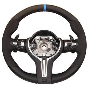 Volante de Cuero Alcantara en Oferta para <span class=keywords><strong>Bmw</strong></span> F30 E87 F35 F36 F20 F10 E90 E70 X5 F15 M3 <span class=keywords><strong>M5</strong></span> - Product Image 3