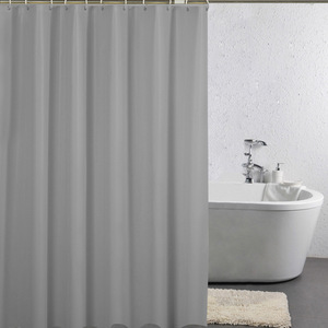 Cortina <span class=keywords><strong>de</strong></span> Ducha PEVA Impermeable y Antimoho <span class=keywords><strong>de</strong></span> Color Sólido, Estilo Moderno Minimalista con <span class=keywords><strong>Ojales</strong></span> Metálicos, Diseño Sencillo <span class=keywords><strong>para</strong></span> Uso Transfronterizo - Product Image 3