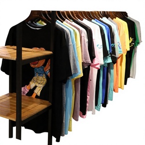Camiseta de Verano de Algodón 100% de Alta Calidad, Venta Directa de Fábrica, con Logotipo Personalizado Estampado, Camiseta Lisa para Hombre - Product Image 1