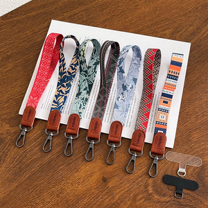 Promotional Gift High Quality Silk Screen Printed Polyester Keychain Lanyard Embossed Logo Colorful Xuman Brand Hook