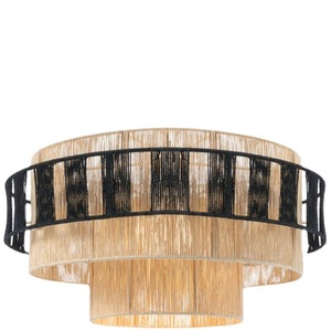 โคมไฟจี้สไตล์ญี่ปุ่นทรงกลม E27 เชือกป่านทอสำหรับห้องนั่งเล่นห้องนอนตกแต่งสไตล์นอร์ดิก - Product Image 5