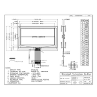 Écran LCD graphique 128x64 gg, 20 broches, 0.5 pouces, pour la Production de masse, prix de gros