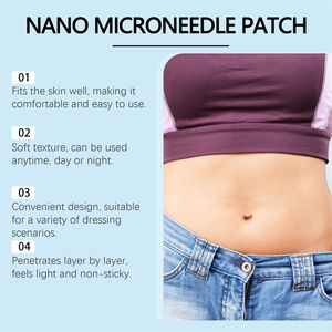 Ximonth 4 adet Nano Microneedle yamalar sıkılaştırıcı ağırlık kontrol kan şekeri destekleyen vücut bakımı yama - Product Image 2