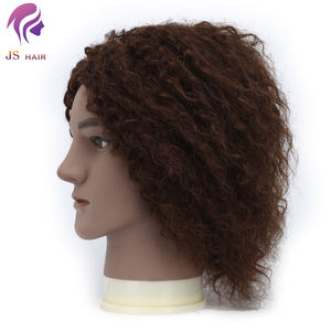 Tete a Coiffer <span class=keywords><strong>Afro</strong></span> Cheveux Naturels Mannequin Têtes Cheveux École Étudiant <span class=keywords><strong>Homme</strong></span> Mâle Pratique Mannequin Modèle Tête Noir - Product Image 3