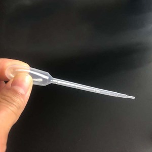 Pasteur Pipette 2Ml Graduated Disposable Plastic <b>Dropper</b> For Laboratory And Cosmetic Use - Product Image 3