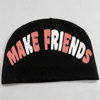 Gorros de Otoño e Invierno para Hombre y Mujer, Gorros de Punto Jacquard con Letras Personalizadas, Gorros Acrílicos de Diseño Versátiles y Cálidos de Doble Cara