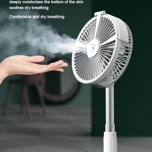 Ventilador Telescópico Plegable de Venta Caliente, con Oscilación, Portátil, USB, Mini Ventilador de Mesa, de Escritorio, de Pie, con Banco de Energía, Humidificador y Rociador - Product Image 2