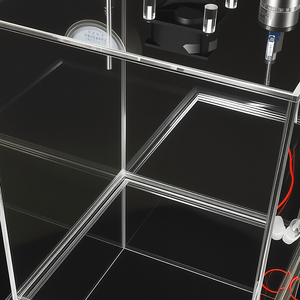 Acrylic Negative Pressure Anaerobic Machine Transparent Static Box Customized Laboratory Transparent Acrylic Isolation Box - Product Image 2