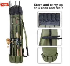 Vendita Diretta: Custodia Rigida Impermeabile Portatile per Canne da Pesca a Mosca, Borsa Multifunzionale per Attrezzatura, Pratica Scatola e Borsa da Pesca - Product Image 5
