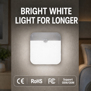 Type-C Rechargeable LED Mini Emergency Modern Motion <b>Sensor</b> Night <b>Light</b> Wireless Square Battery-Powered Bedroom Closet Hallway - Product Image 1