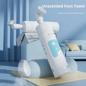 Busa Pembersih Tanpa Bilas untuk Cakar Anjing & Telapak Kaki Kucing, Sikat Pijat Perawatan Kaki Hewan Peliharaan, Yeh Oil Essence Ekstrak Oat 200ml - Product Image 1