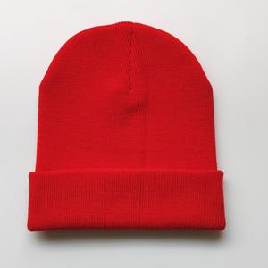 니트 모자 두꺼운 모자 자수 이중층 커프드 콜드 모자 아크릴 스키 모자 - Product Image 5