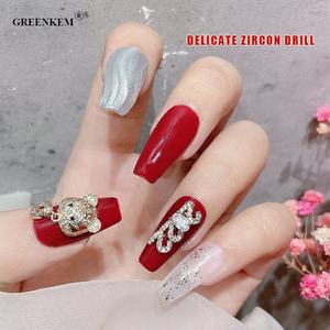 เครื่องราง zircon รูปหมายเลขเล็บใหม่จี้กระเป๋าเงิน<span class=keywords><strong>ดี</strong></span>ไซน์เสือ<span class=keywords><strong>ปี</strong></span>ใหม่สุดหรูอุปกรณ์ทำเล็บ - Product Image 2