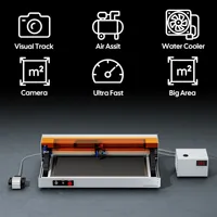 Machine de gravure et de découpe laser CO2 CNC Yeelaser C1 40W, entièrement automatique, haute précision, pour bois, pierre, acrylique, verre