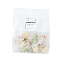 Sachet d'emballage refermable en PET+PE pour biscuits, nougats, pâtisseries occidentales et pains grillés, idéal pour la conservation à température ambiante