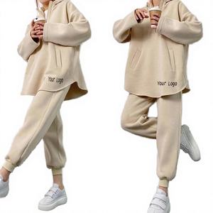 RUIQUWIN 2026 Nuevo Conjunto Deportivo Casual Reversible de Primavera/Otoño para Mujer, de Spandex/Poliéster Grueso, con Sudadera de Media Cremallera - Product Image 3