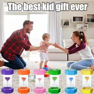 Đồng hồ cát 3/5/8/10/15/20/25/30 phút, đồng hồ cát <span class=keywords><strong>acrylic</strong></span> lớn không thể phá vỡ cho trẻ em, đồng hồ cát nhựa, - Product Image 5