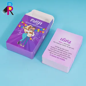 Flashcard personalizzate all'ingrosso che stampano produttori di carte da gioco per bere giochi di carte per adulti