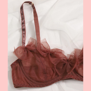 Lingerie sexy de haute qualité pour femmes, ensemble assorti fantaisie en dentelle, lingerie érotique à taille haute avec armatures - Product Image 4