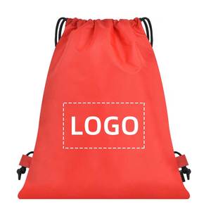 High Quality 210D Customizable Promotional Waterproof Sport <b>Drawstring</b> <b>Bag</b> with Lining Polyester Material - Product Image 5