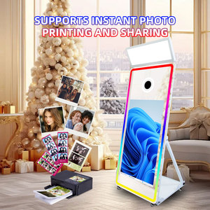 New Technology Smart Selfie Mirror Photobooth With Touch Screen <strong>Camera</strong> <strong>and</strong> Printer Magic Mirror Photo Booth Machine <strong>Supplier</strong> - Product Image 5