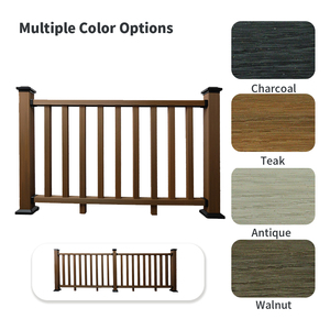 Sistema <span class=keywords><strong>de</strong></span> Barandillas WPC para Exteriores <span class=keywords><strong>de</strong></span> Alta Calidad, Resistente a los Rayos UV y al <span class=keywords><strong>Agua</strong></span>, <span class=keywords><strong>de</strong></span> Madera Plástica Compuesta - Product Image 3