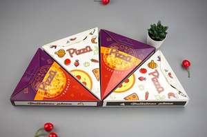 Cajas de Pizza Triangulares de Cartón Impresas con Logotipo a Precio de Fábrica - Product Image 4