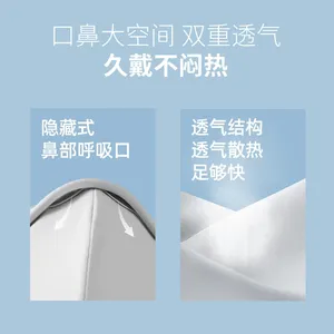 Masque de protection solaire unisexe pour l'été, sports de plein air, conduite, équitation, protection intégrale du visage, anti-ultraviolet, séchage rapide, nylon, soie glacée - Product Image 3