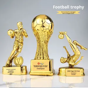 Trophée en résine Earth Cup, motif de chaussure de football personnalisé, transfert thermique imprimé, récompenses d'équipe de course, champion de tennis de table, badminton - Product Image 2