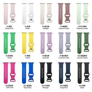 Correa de Repuesto Deportiva de Silicona Suave Compatible con <span class=keywords><strong>Apple</strong></span> <span class=keywords><strong>Watch</strong></span> Ultra Series 9 8 7 6 SE 38mm 41mm 44mm 45mm 49mm - Product Image 5