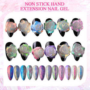 Guangzhou Etiqueta Privada dos <span class=keywords><strong>colores</strong></span> antiadherente mano extensión <span class=keywords><strong>uñas</strong></span> polvo Gel polaco 12 <span class=keywords><strong>colores</strong></span> brillo mágico Gel polaco <span class=keywords><strong>para</strong></span> salón - Product Image 4