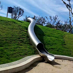 Tobogán de Tubo Personalizado Moetry, Tobogán de Túnel de Acero Inoxidable de Alta Calidad para Parques de Diversiones, Juegos Infantiles al Aire Libre y Uso Comercial - Product Image 1