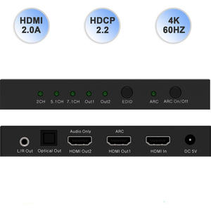 Extracteur audio HDMI 2.0 4K60Hz, convertisseur HDMI-ARC, sortie SPDIF + 3,5 mm, 18 Gbps - Product Image 4
